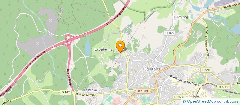 localisation de l'entreprise SCI LA FONTAINE à EGLETONS