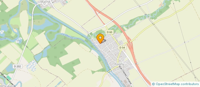 localisation de l'entreprise SCI LA FONTAINE  POGNY