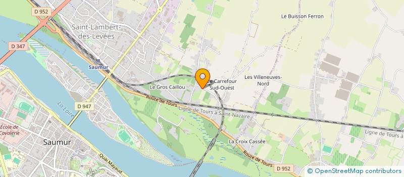 localisation de l'entreprise SCI LA FONTAINE  SAUMUR