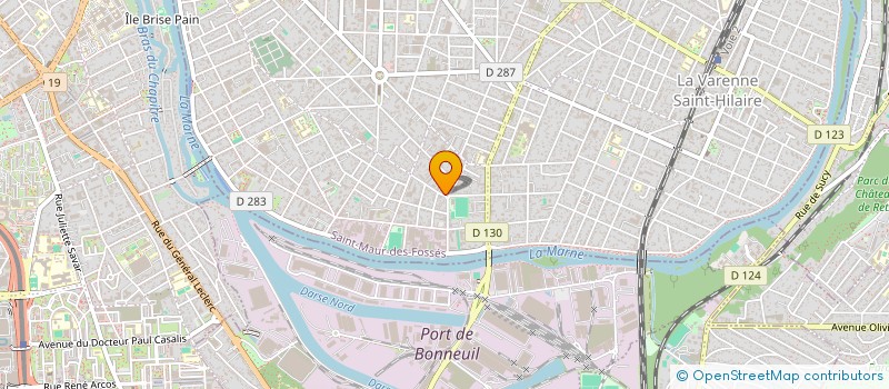 localisation de l'entreprise SCI LA FONTAINE à SAINT-MAUR-DES-FOSSES