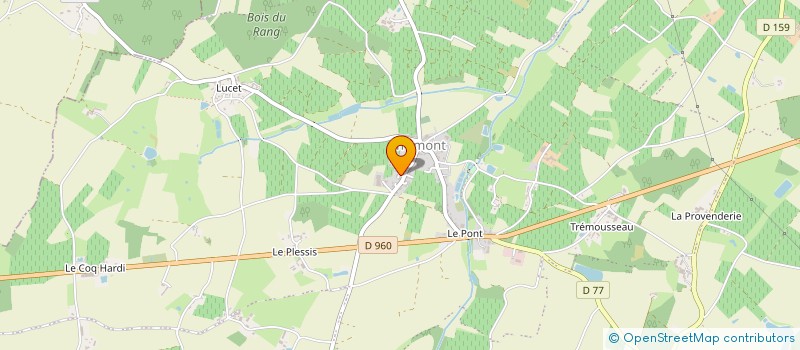 localisation de l'entreprise SCI LA FONTAINE  SAINT-PAUL-DU-BOIS