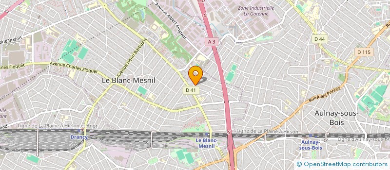 localisation de l'entreprise SCI LA FONTAINE à LE BLANC-MESNIL