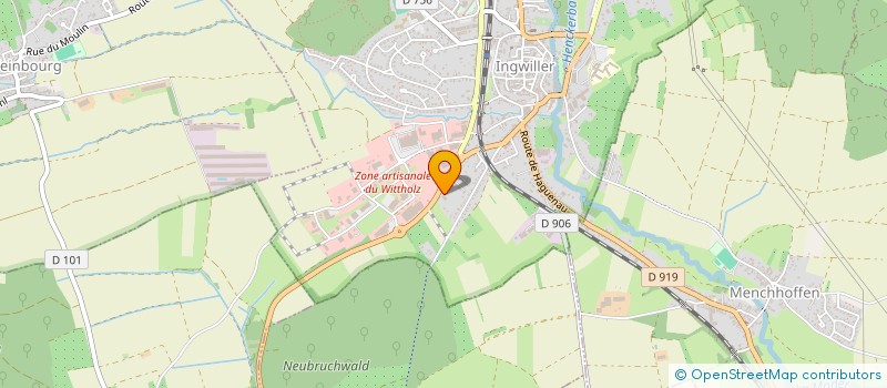 localisation de l'entreprise SCI LA FONTAINE  INGWILLER