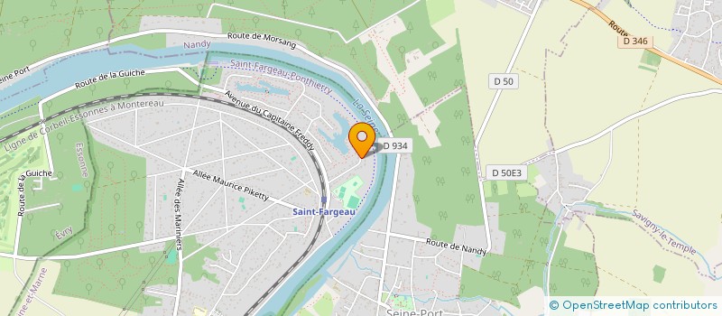 localisation de l'entreprise SCI LA FONTAINE  SAINT-FARGEAU-PONTHIERRY