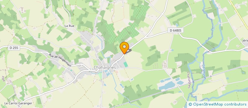 localisation de l'entreprise SCI LA FONTAINE  CHAHAIGNES