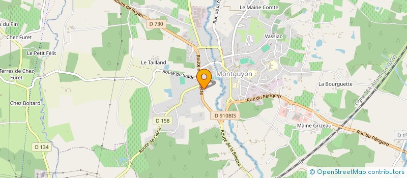 localisation de l'entreprise SCI LA FONTAINE  SAINT-MARTIN-D'ARY