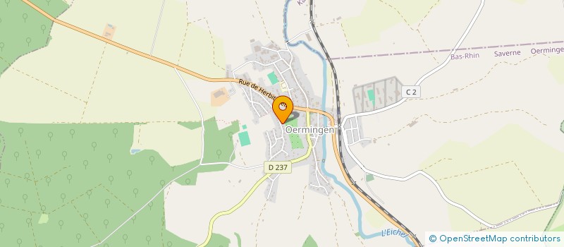 localisation de l'entreprise SCI LA FONTAINE  OERMINGEN