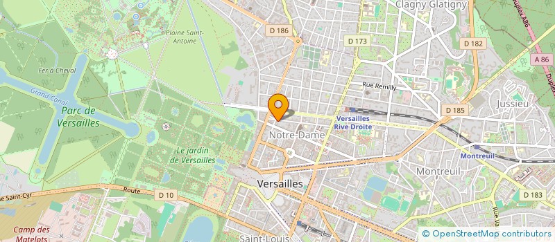 localisation de l'entreprise SCI LA FONTAINE à VERSAILLES