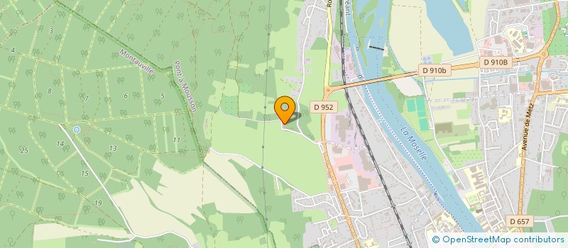 localisation de l'entreprise SCI LA FONTAINE  PONT-A-MOUSSON