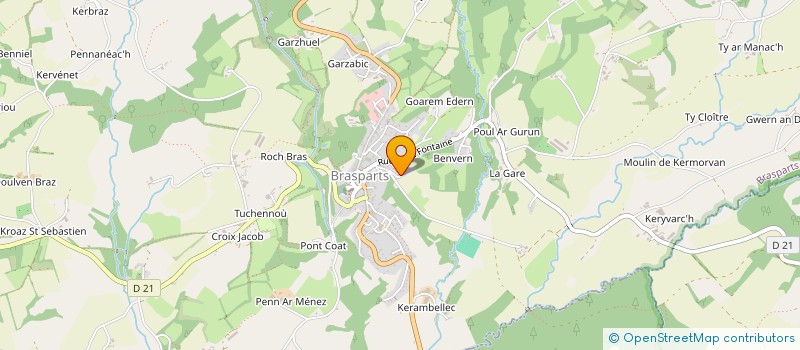 localisation de l'entreprise SCI LA FONTAINE  BRASPARTS