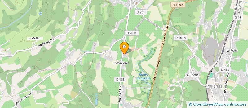 localisation de l'entreprise SCI LA FONTAINE  CHANTESSE