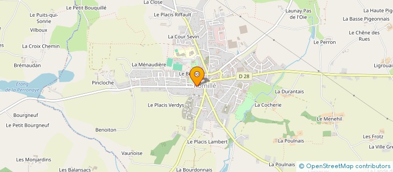 localisation de l'entreprise SCI LA FONTAINE  ROMILLE