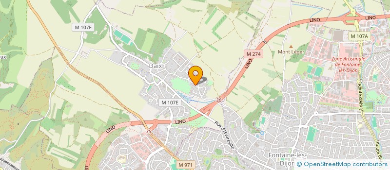 localisation de l'entreprise SCI LA FONTAINE  DAIX