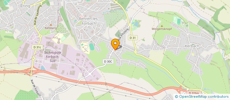 localisation de l'entreprise SCI LA FONTAINE  BEHREN-LES-FORBACH