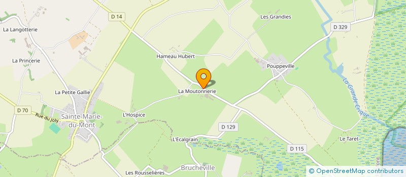 localisation de l'entreprise SCI LA FONTAINE à CARENTAN-LES-MARAIS