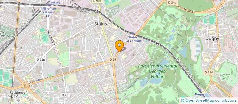 localisation de l'entreprise SCI LA FONTAINE à STAINS