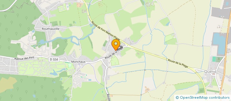 localisation de l'entreprise SCI LA FONTAINE  QUEND