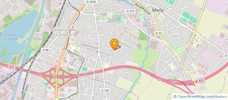 localisation de l'entreprise SCI LA FONTAINE  MARLY