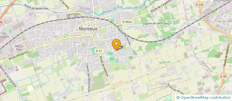 localisation de l'entreprise SCI LA FONTAINE  MONTEUX