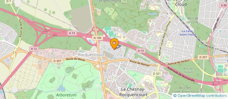 localisation de l'entreprise SCI LA FONTAINE AUX BRETONS  LE CHESNAY-ROCQUENCOURT