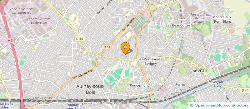 localisation de l'entreprise SCI LA FONTAINE BLEUE à SEVRAN