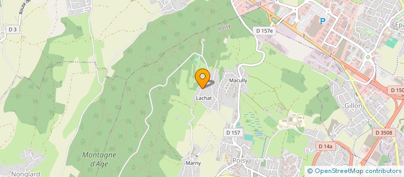 localisation de l'entreprise SCI LA FONTAINE COUCHETTE  EPAGNY METZ-TESSY