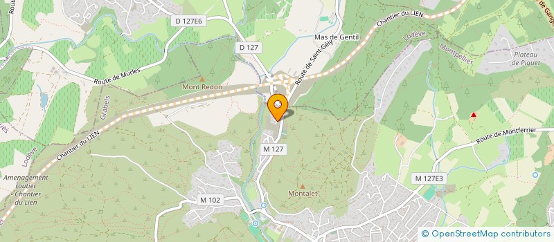 localisation de l'entreprise SCI LA FONTAINE D OREANA  GRABELS