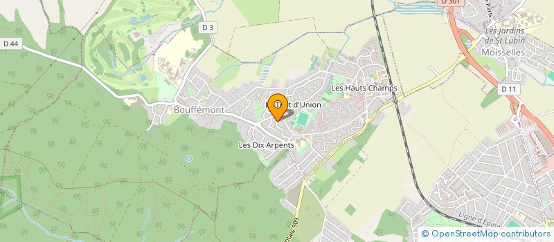 localisation de l'entreprise SCI LA FONTAINE DE BOURBOUS  BOUFFEMONT