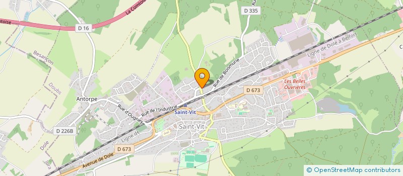 localisation de l'entreprise SCI LA FONTAINE DE GY  SAINT-VIT