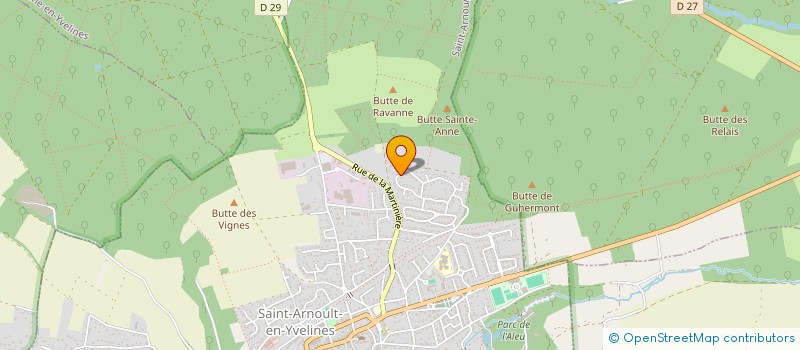 localisation de l'entreprise SCI LA FONTAINE DE JOUVENCE  SAINT-ARNOULT-EN-YVELINES