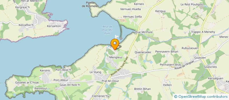 localisation de l'entreprise SCI LA FONTAINE DE LA VIERGE  LOGONNA-DAOULAS