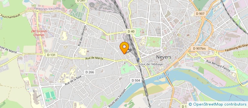 localisation de l'entreprise SCI LA FONTAINE DE MOUSSY à NEVERS