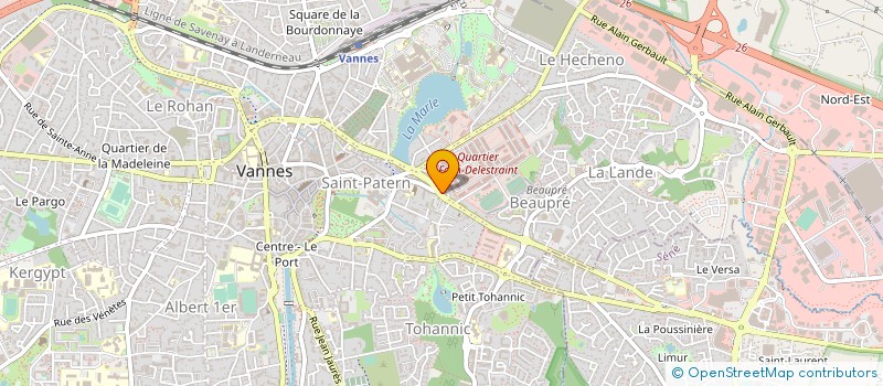 localisation de l'entreprise SCI LA FONTAINE DE PLOEMEL à VANNES