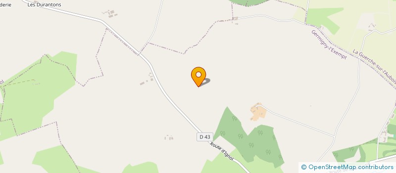 localisation de l'entreprise SCI LA FONTAINE DE RANGY  GERMIGNY-L'EXEMPT