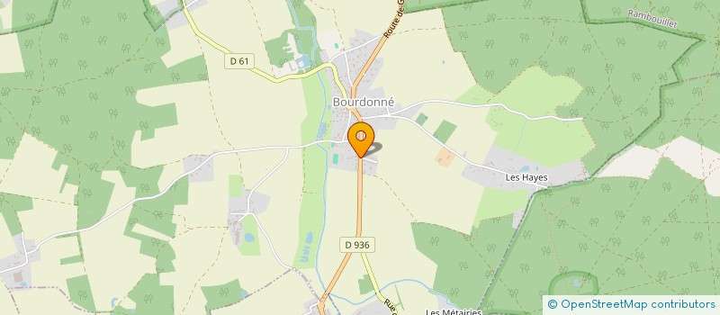 localisation de l'entreprise SCI LA FONTAINE DE VALAS  BOURDONNE