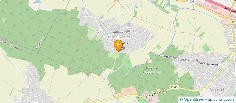 localisation de l'entreprise SCI LA FONTAINE DES FLOTS  MORAINVILLIERS