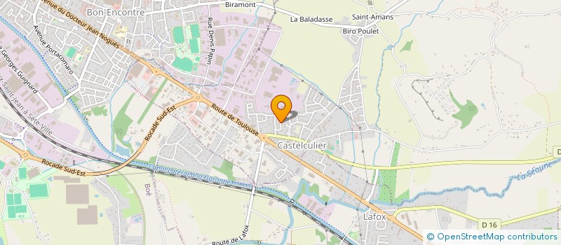 localisation de l'entreprise SCI LA FONTAINE DES RUBIS à BON-ENCONTRE
