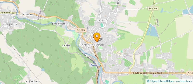 localisation de l'entreprise SCI LA FONTAINE DU TEMPS PERDU  BOEN-SUR-LIGNON