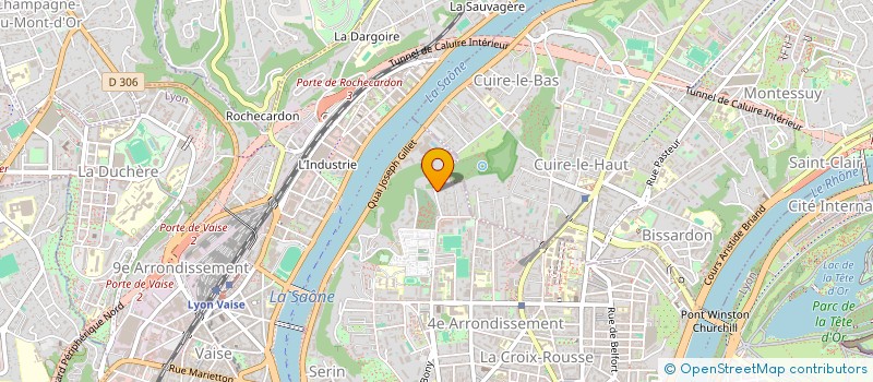 localisation de l'entreprise SCI LA FONTAINE DU TERTRE  LYON