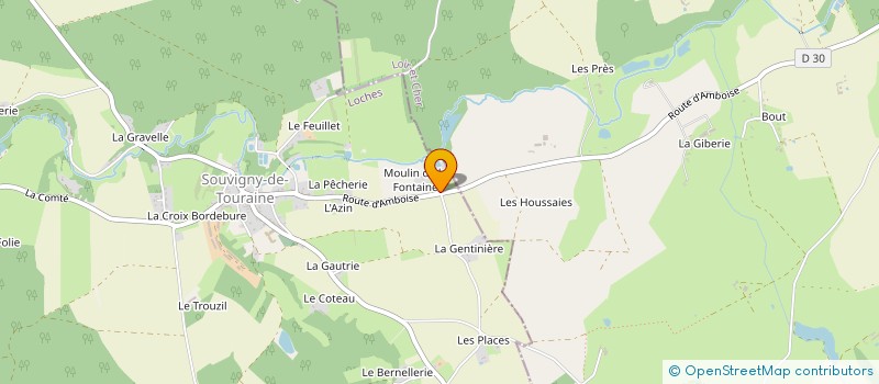 localisation de l'entreprise SCI LA FONTAINE GRAVOURE  NAZELLES-NEGRON