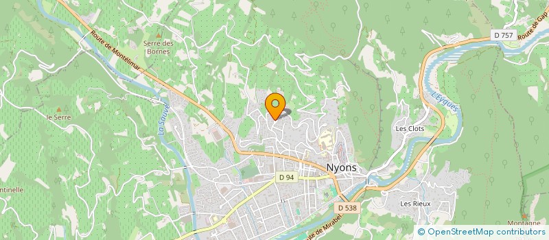 localisation de l'entreprise SCI LA FONTAINE SAINT JEAN  NYONS