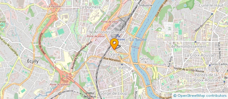 localisation de l'entreprise SCI LA FONTAINOISE IMMOBILIERE  LYON