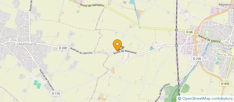 localisation de l'entreprise SCI LA FONTCHAMBONNE à CHABEUIL