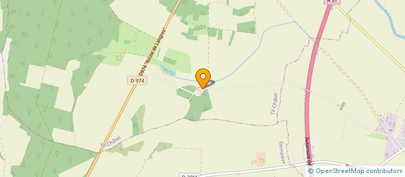 localisation de l'entreprise SCI LA FONTENOTTE  TIL-CHATEL