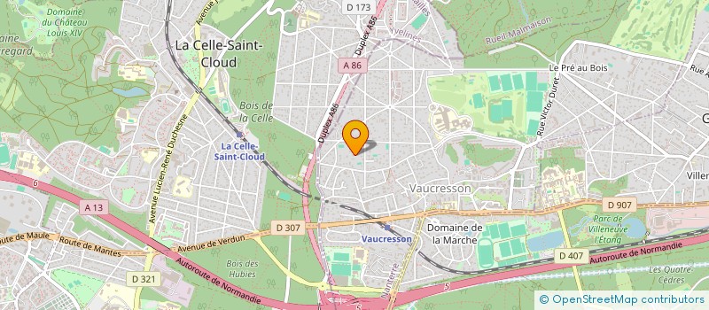 localisation de l'entreprise SCI LA FONTORBIERE à VAUCRESSON