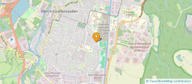 localisation de l'entreprise SCI LA FORCLAZ  ILLKIRCH-GRAFFENSTADEN