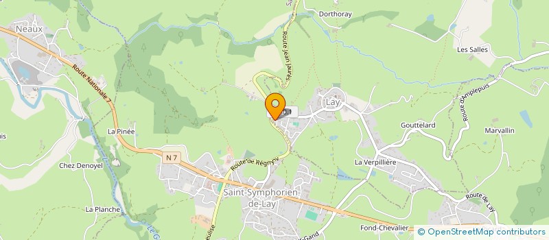 localisation de l'entreprise SCI LA FOREST  LAY