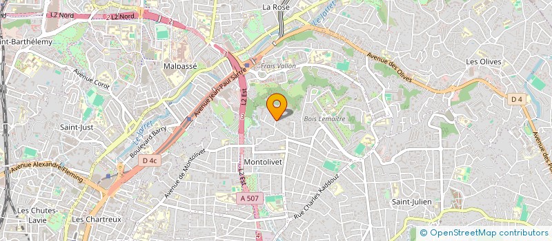 localisation de l'entreprise SCI LA FOREST à MARSEILLE