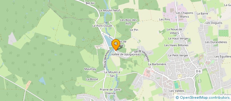 localisation de l'entreprise SCI LA FORESTIE  LUYNES