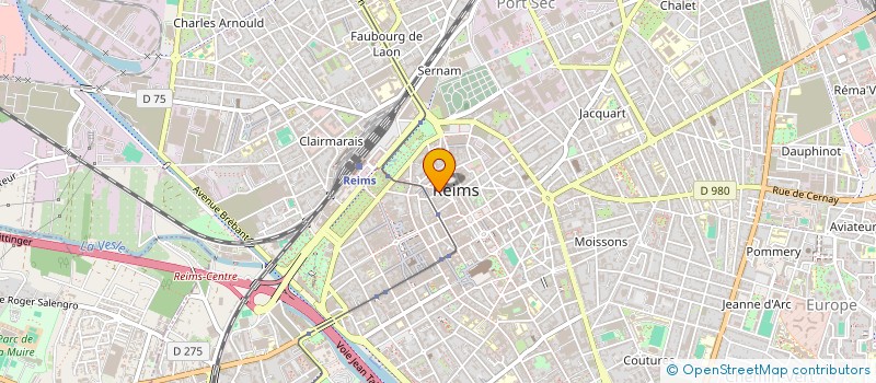 localisation de l'entreprise SCI LA FORESTIERE ET FONCIERE  REIMS